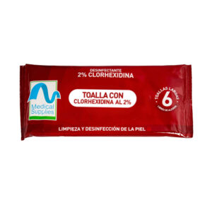 Toallas con Clorhexidina al 2%